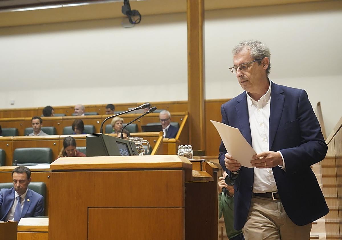 El parlamentario y burukide Markel Olano, responsable de la reforma que ha propuesto el PNV.