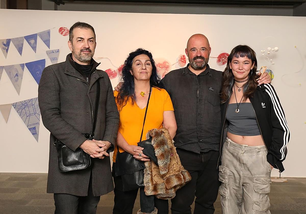 Iñaki Larrimbe, Anabel Quincoces, Ibon Sáenz de Olazagoitia y Ariana Rac.