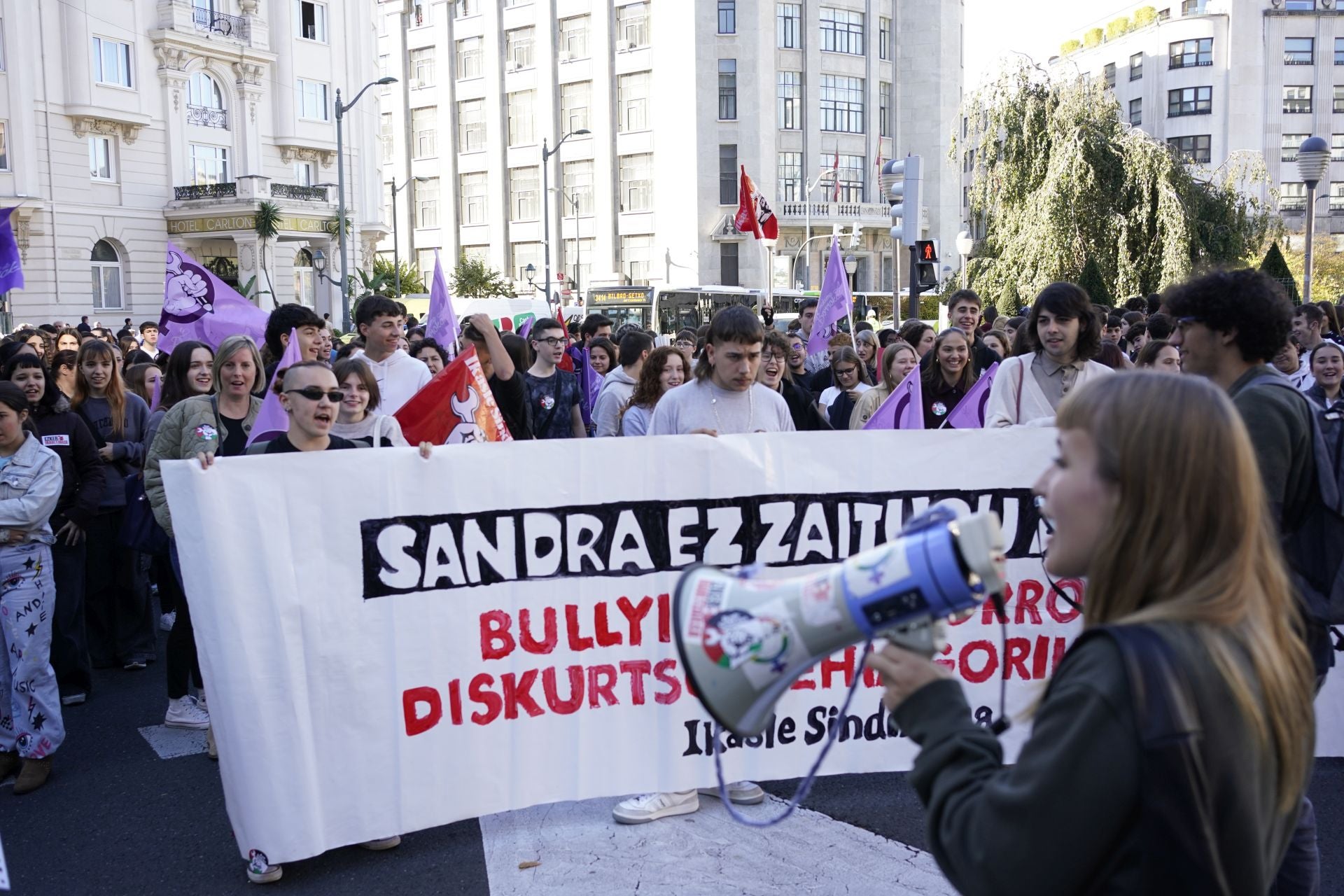 Manifestación contra el &#039;bullying&#039; en Bilbao