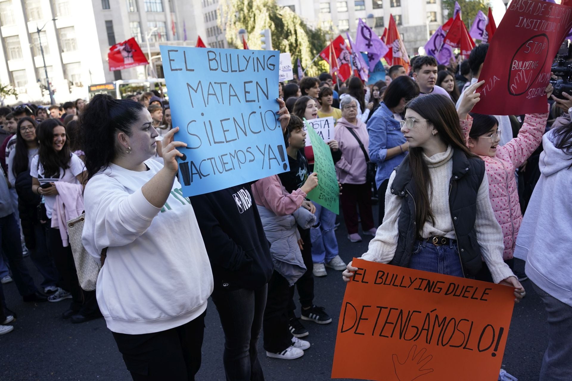 Manifestación contra el &#039;bullying&#039; en Bilbao