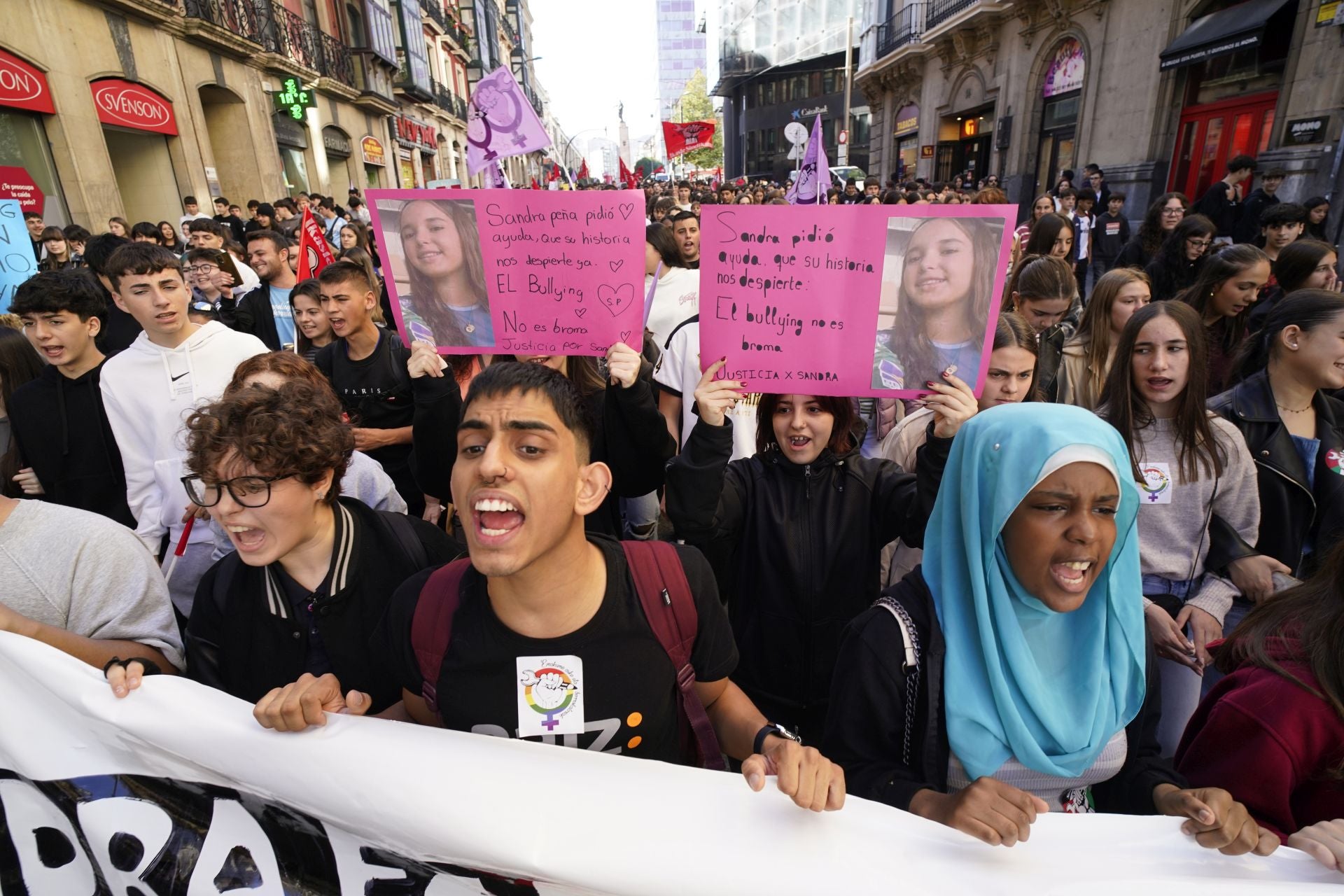 Manifestación contra el &#039;bullying&#039; en Bilbao