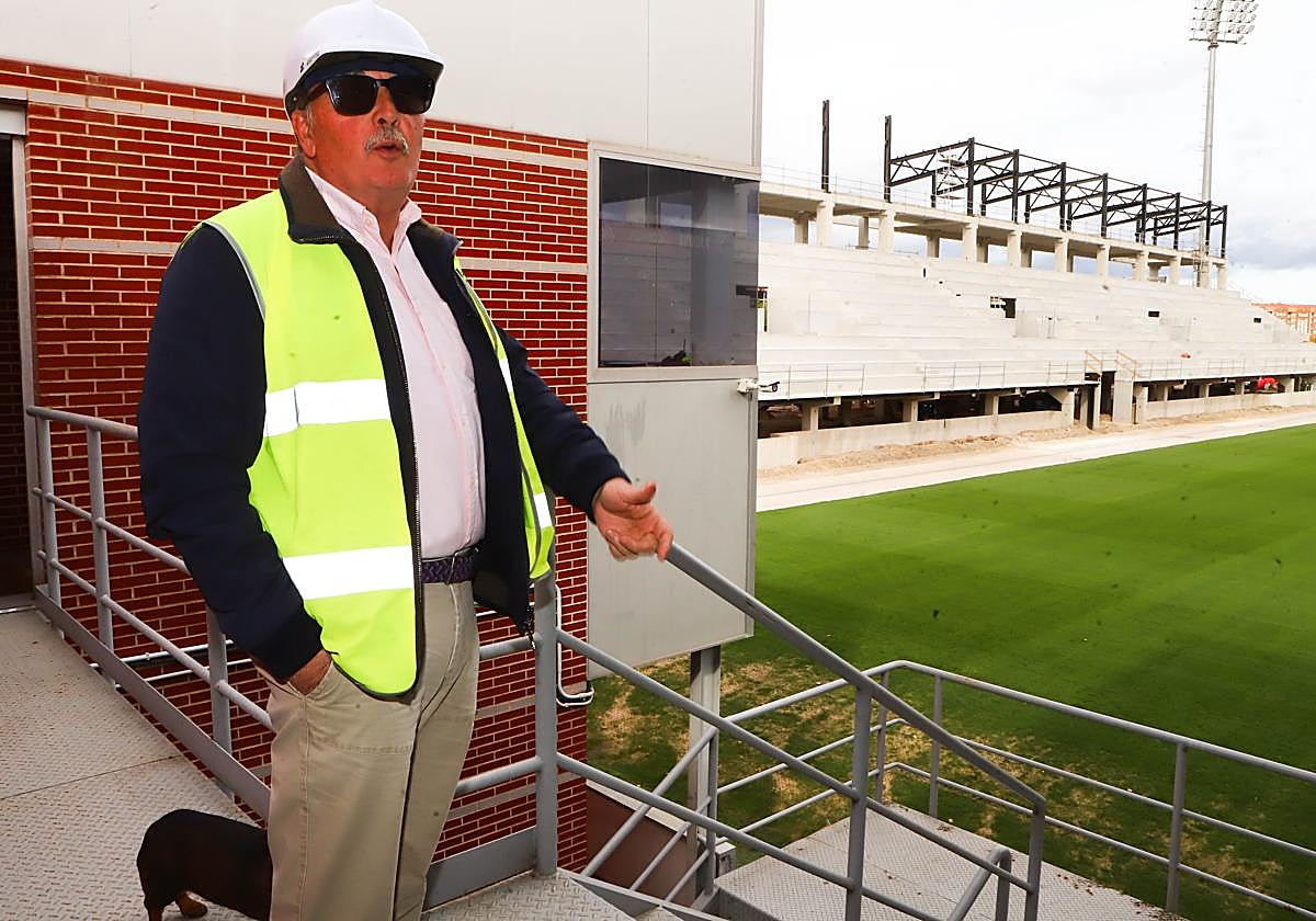 Alfredo de Miguel, en las instalaciones de Anduva.