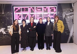 Sara Blanco, Paula Iglesias, Marta Gómez, Ana Gutiérrez, Alauda Ruiz de Azúa y María Ripoll
