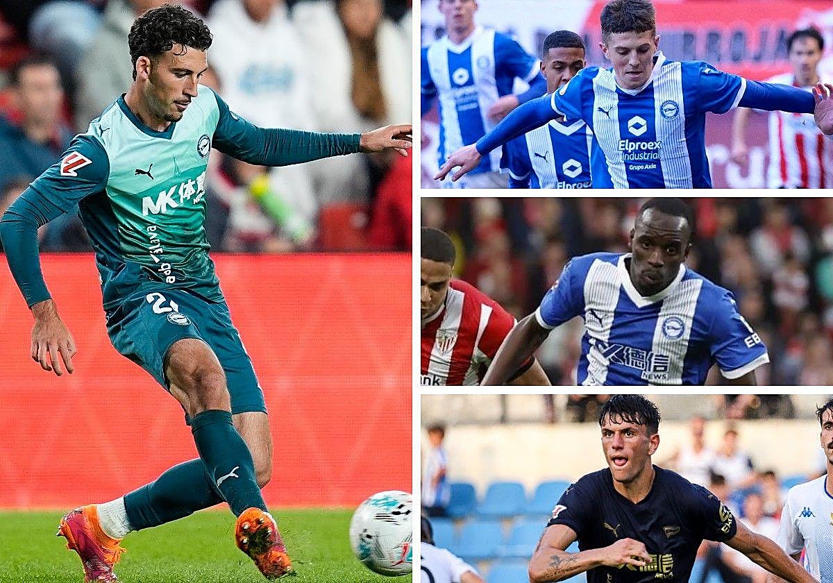 Parada, Xanet, Diarra y Álvaro García.