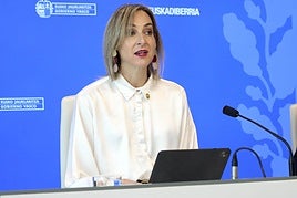 La portavoz del Gobierno vasco, María Ubarretxena