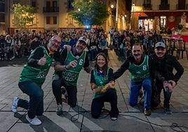 Iván Pascual, Javier Domaica, Mireya Martín, Iñaki Garaialde y Xabi Vitoria.
