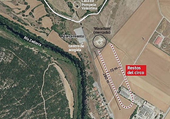 Vista de la ubicación del circo