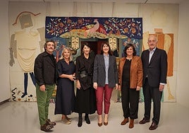 Eduardo Sourrouille, Alicia Fernández, Rut Olabarri, Leixuri Arrizabalaga, Begoña de Ibarra y Alfonso Eguidazu.