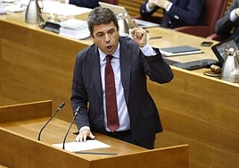 El presidente valenciano, Carlos Mazón.