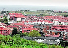 Vista general del municipio de Sopela