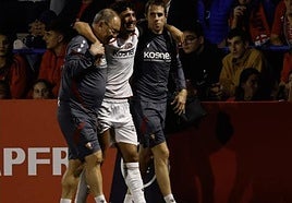 El de Miranda se rompió en el choque de Copa.