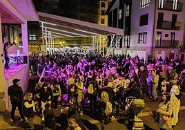 La discoteca infantil es uno de los atractivos de esta jornada de Gau Beltza.