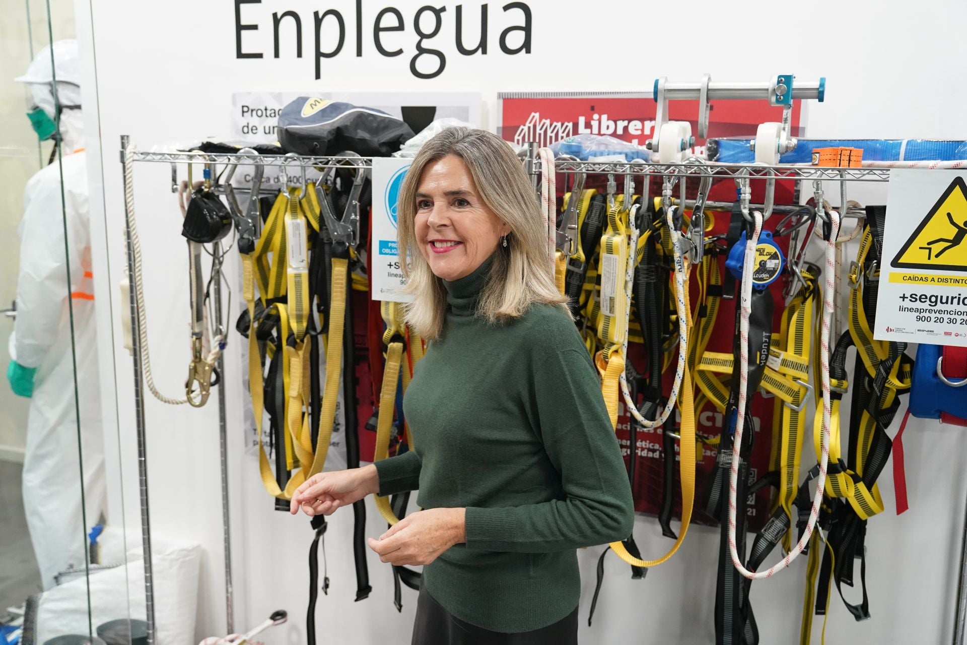 Susana Federío, gerente de la Fundación Laboral de la Construcción, en su sede en el País Vasco.