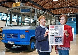 «Los niños que montaban nos aplaudían y había quien se largaba al ver que conducía una mujer»