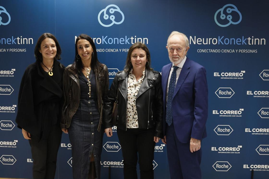 Karmele Zubizarreta, Erika Otxoa, Karmele Garro y Alfonso Castresana. 