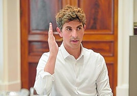 Insausti, en el despacho de Alcaldía.