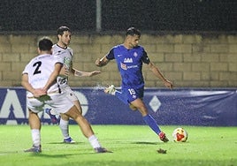 Gonzalo Zorrilla anotó uno de los tantos de la victoria zornotzarra.