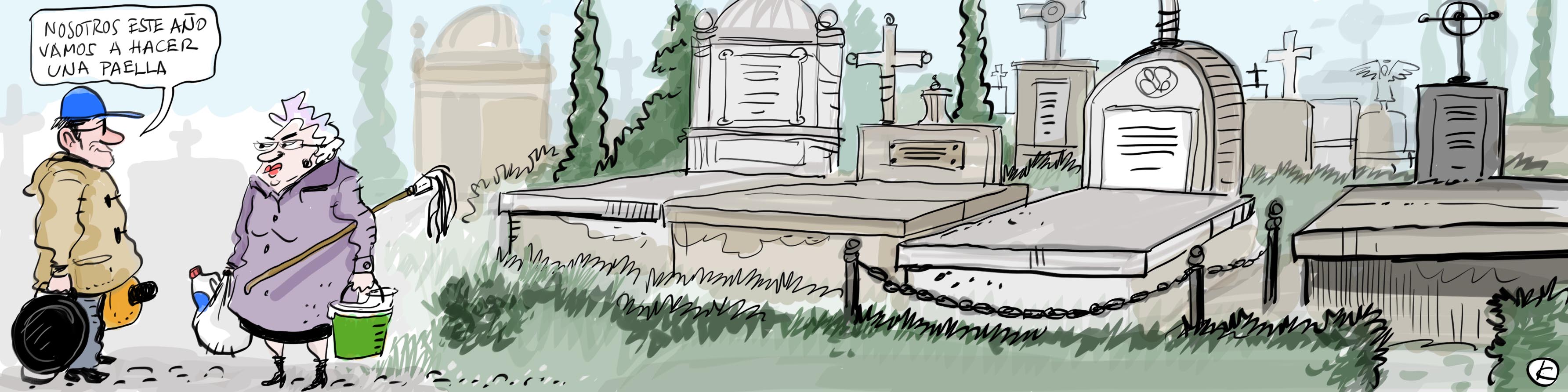 La tira de Cerrajería y el Día de Todos los Santos