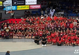 La gran familia del Baskonia se presenta en el Buesa Arena