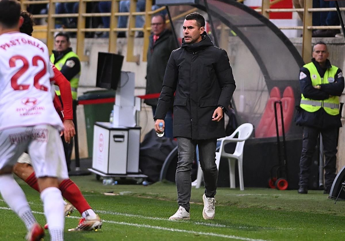 Justo dirigió por última vez al Mirandés ante la Culti.