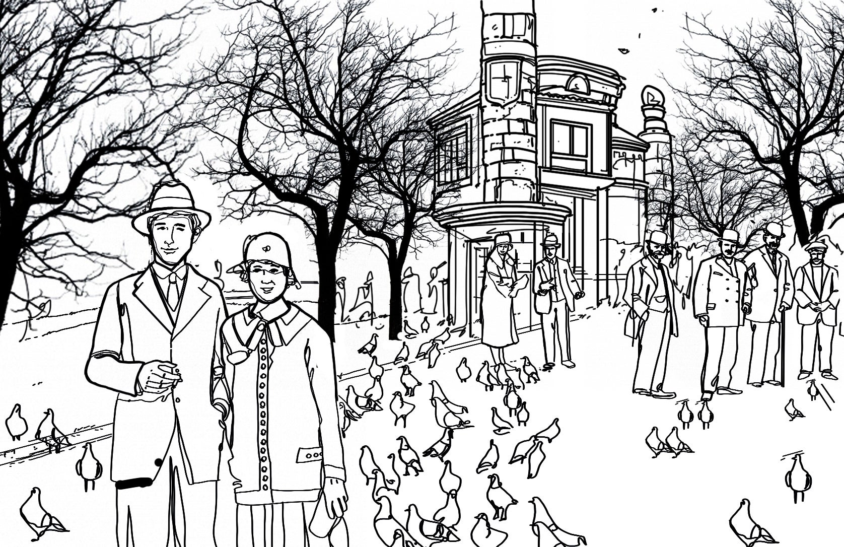 Las palomas de todos los bilbaínos y el fabuloso Pichón Palace de El Arenal