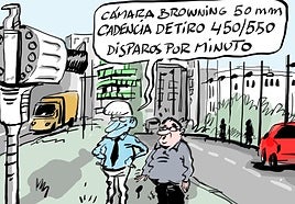 La tira de Cerrajería y las cámaras de radares en Vitoria