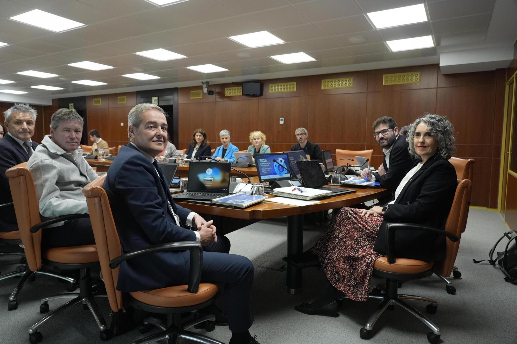 Ibone Bengoetxea, ayer en el Parlamento vasco.