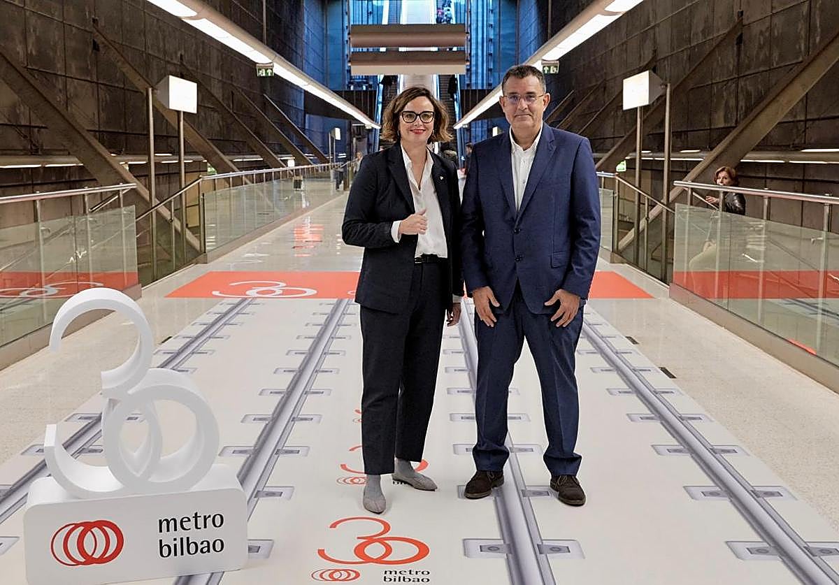 Elixabete Etxanobe y Eneko Arruebarrena,.