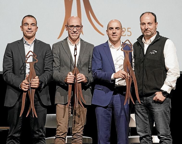 Ibon Lasa, Iñigo Diego, Eduardo Melón y Josu Fontaneda.