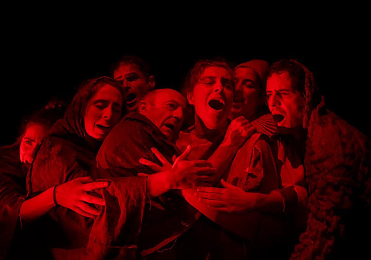 'Nor Naizen Baneki' antzezlanaren promozio irudi bat.