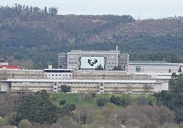 Vista panorámica del campus de Leioa, donde el equipo rectoral ha iniciado una serie de obras «urgentes» por motivos de «seguridad».