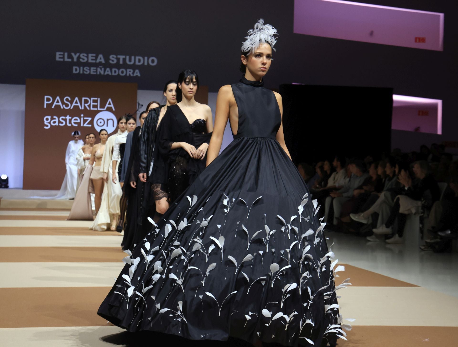 El desfile de la diseñadora vitoriana Eva Gómez en la pasarela Gasteiz On