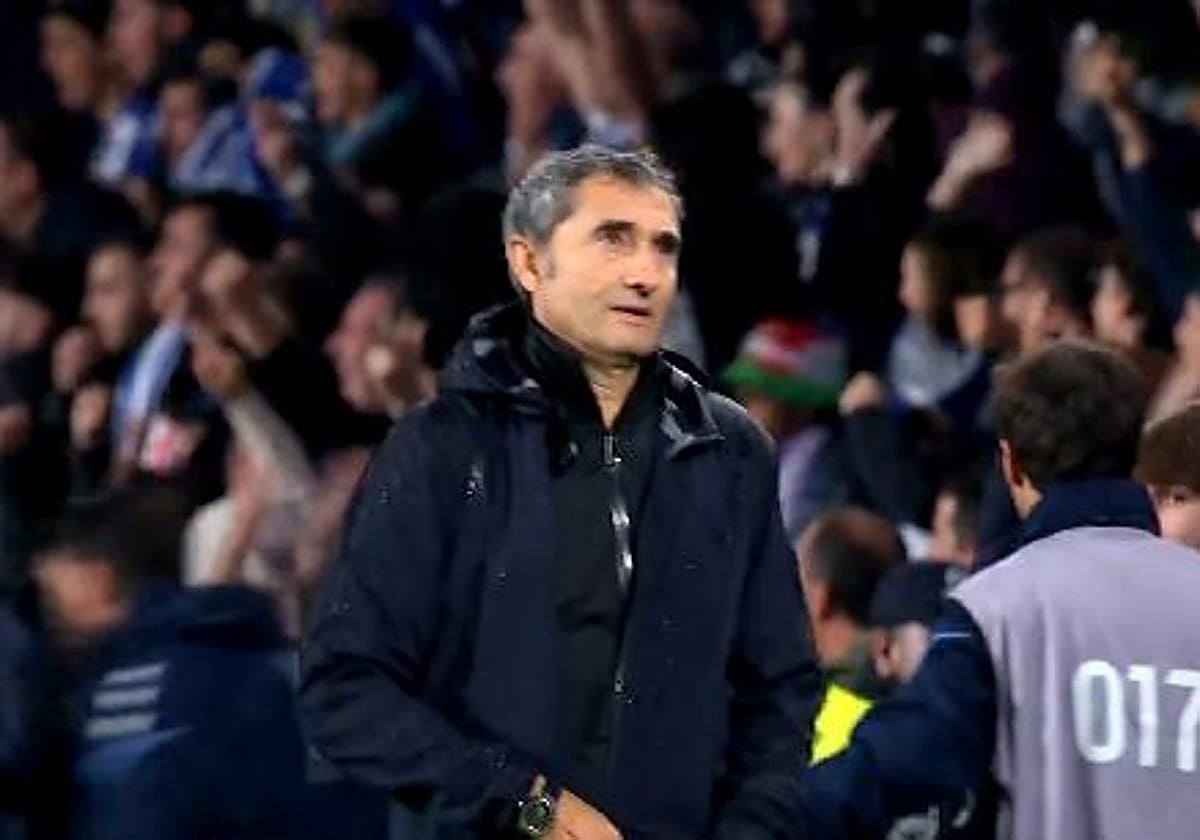 Valverde tras el tercer gol de la Real: «Menuda folla tiene esta gente»