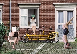 Imagen promocional de 'Harrimena lantzeko ariketak'.