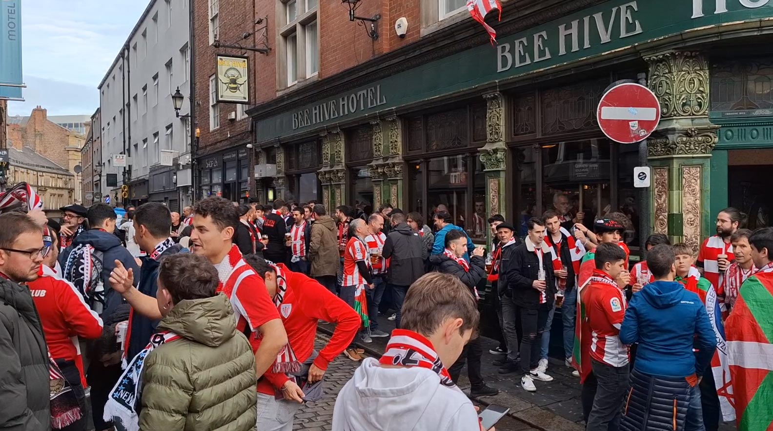 Los athleticzales presentes en Newcastle
