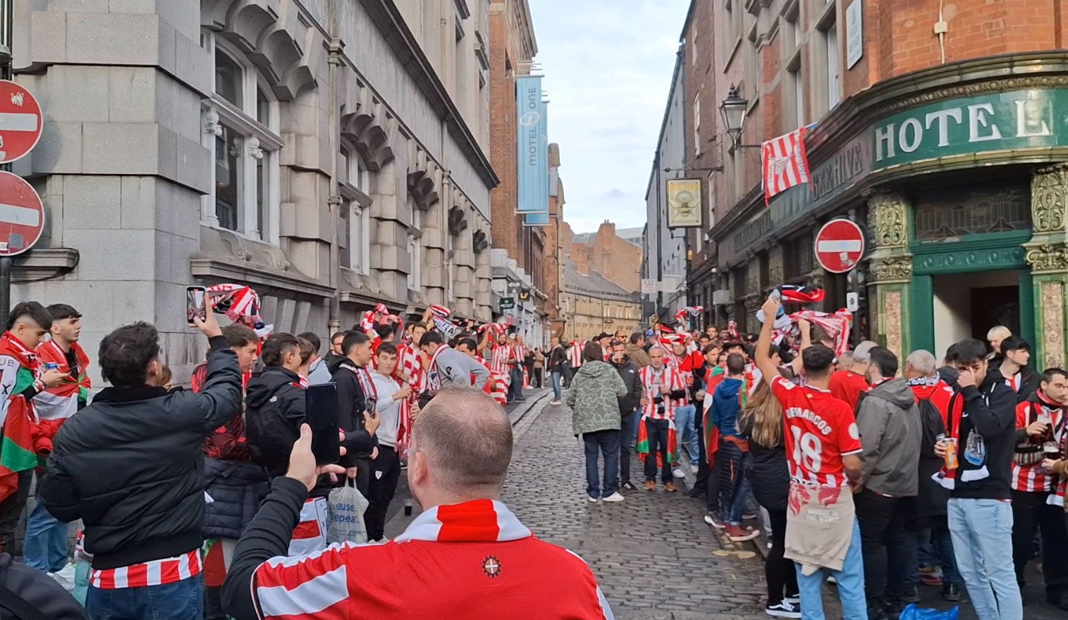 Los athleticzales presentes en Newcastle