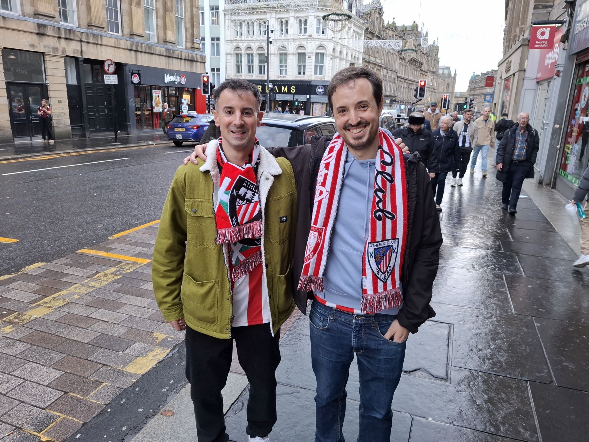 Los athleticzales presentes en Newcastle