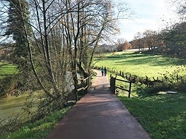 El nuevo bidegorri transcurrirá entre Markina y Etxebarria.