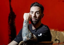 Vildoza posa en el hotel de concentración horas antes de volver a pisar el Buesa Arena.