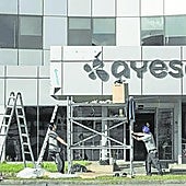 Fachada de la división de Ayesa, antigua Ibermática, en el Parque Tecnológico de Miramon.