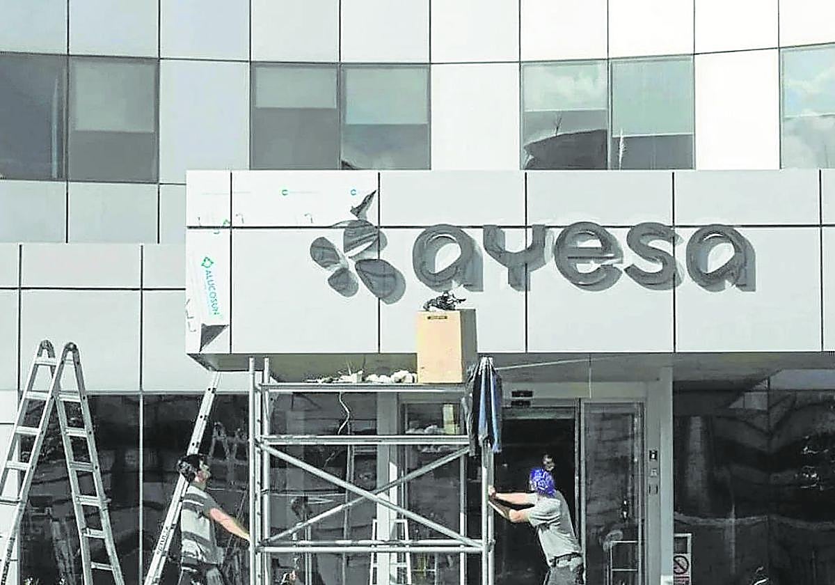 Fachada de la división de Ayesa, antigua Ibermática, en el Parque Tecnológico de Miramon.