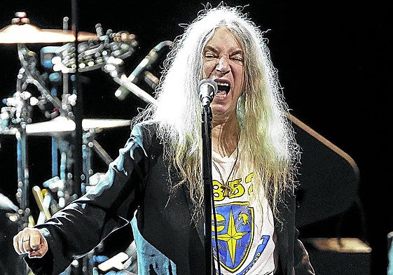 La artista, en un momento del concierto ofrecido en octubre en el Teatro Real de Madrid por el 50 aniversario de 'Horses'.