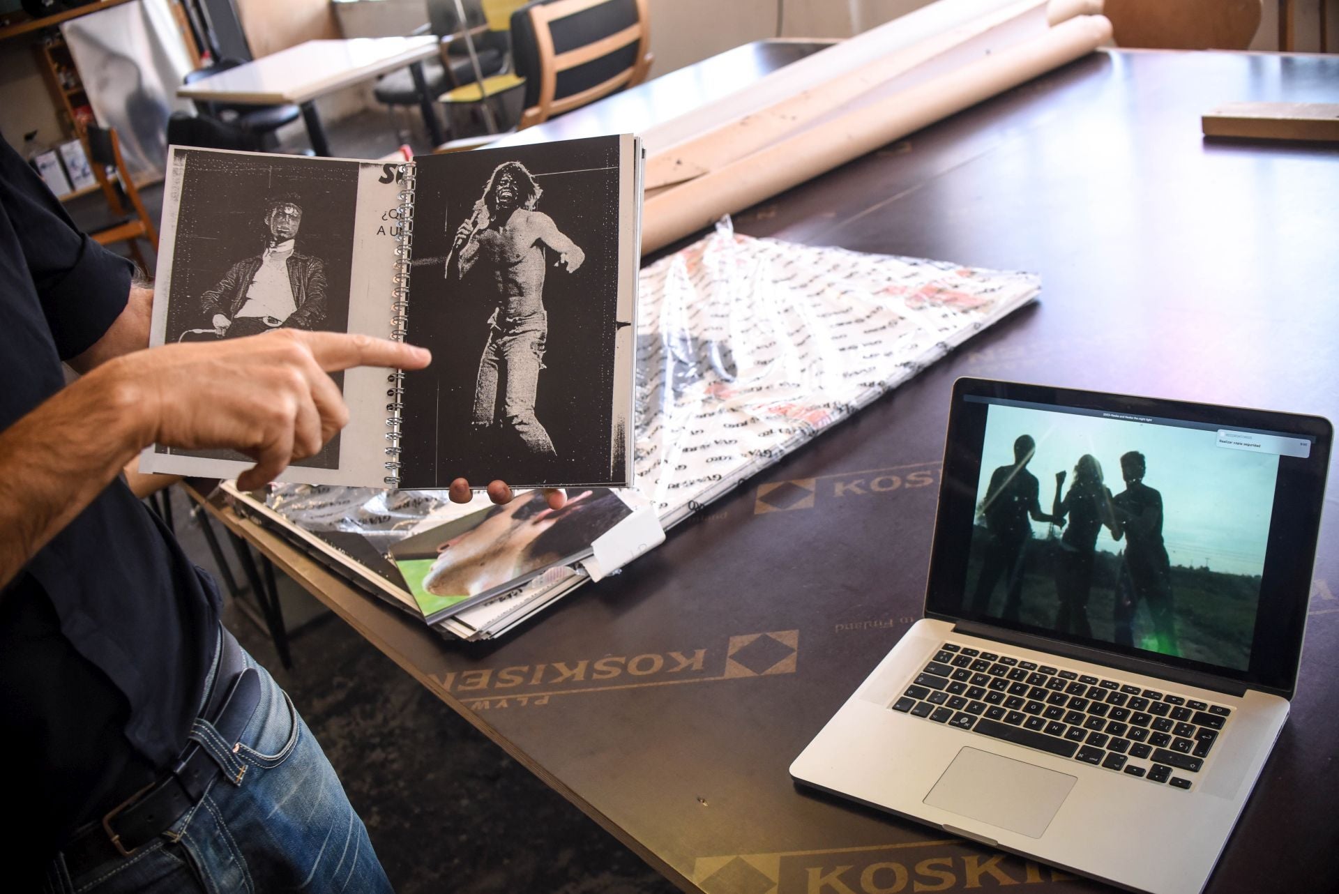 La primera partitura visual junto a imágenes de vídeo.