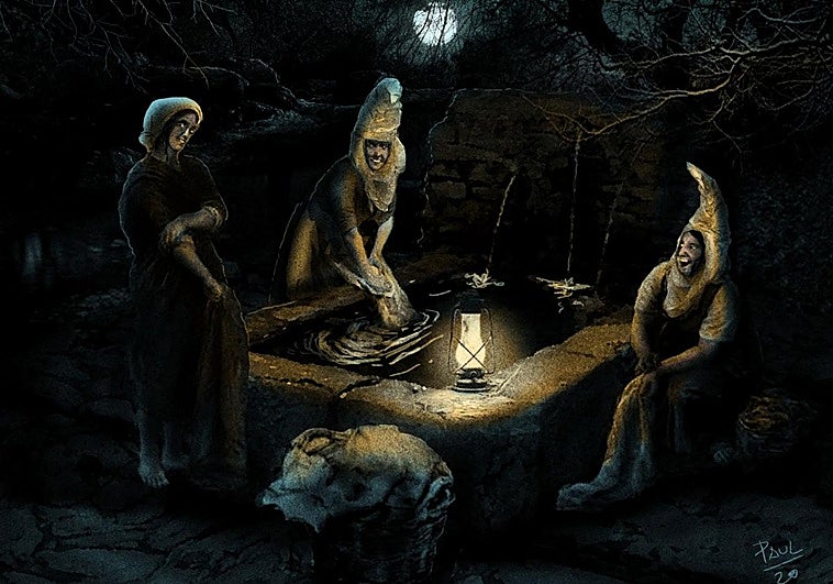 Así dibuja Paul Urkijo 'Gaua', un gran cuento de brujas vasco