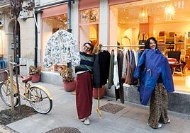 Berta ha abierto Bertas en Plentzia, una tienda que une moda 'chic' y ganas de «hacer pueblo».