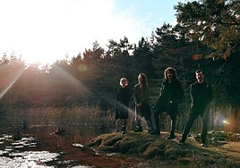 El grupo vitoriano formado por Rakel Arnaiz-Porras, Beatriz Perales, Saúl Oruña y Eneko de Arza Cid en una fotografía promocional.