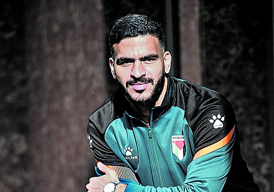 Hamed Hamdan, en el Colegio Mayor Unamuno de Bilbao