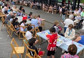 Imagen de un evento del consejo de la infancia de Portugalete.