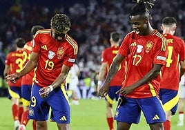 De la Fuente responde a los que le acusan desde Barcelona de tratar diferente a Nico respecto a Lamine Yamal