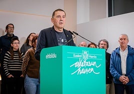 El secertario general de EH Bildu, Arnaldo Otegi.